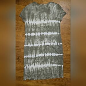 GAP Olive and Cream Tie-Dye Dress